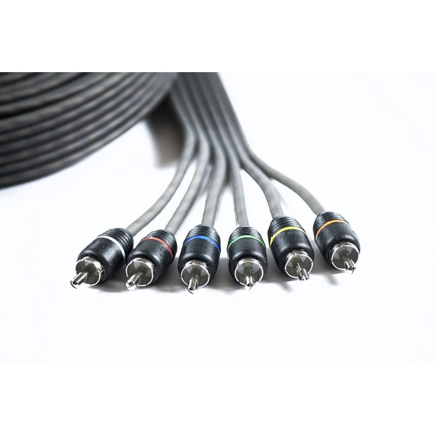 STAGE1 RCA-cable 5.5 meters 6 channel » Four-Connect