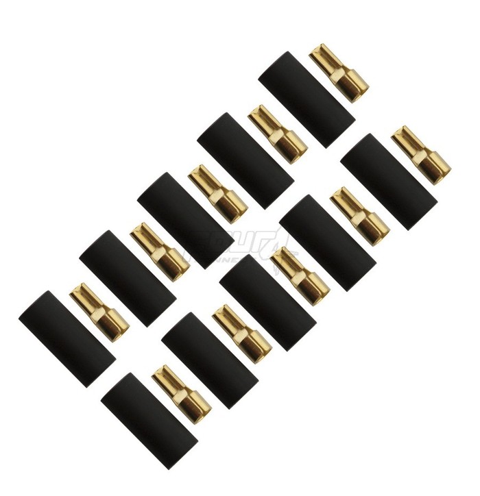 FOUR Connect 4-690733 flat connector 6.0mm², width 2.8mm, black, 10pcs image