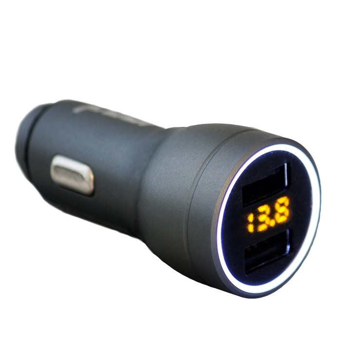 FOUR Mobile 4-USB-VD2 car charger with voltage display image